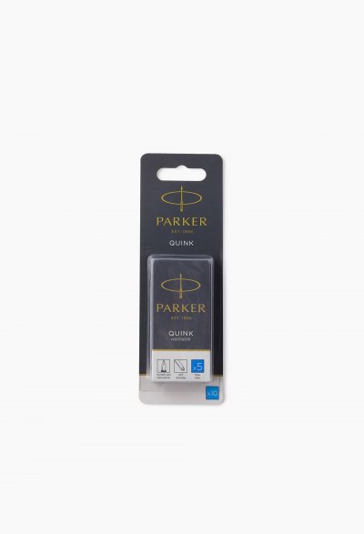 PARKER  Etui 10 Cartouches D'encre Longue Quink Effa&ccedil;able Bleu Royal