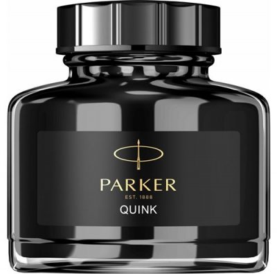 PARKER  flacon d'encre pour stylo plume encre noire QUINK 57 ml