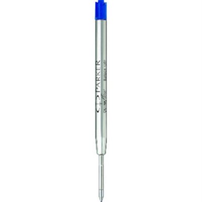 PARKER  recharge stylo bille pointe fine encre bleue QUINKflow Lot de 1