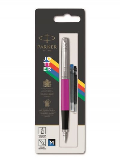 PARKER  Stylo plume JOTTER ORIGINAL Magenta C.T. - Lot de 2