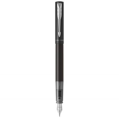 PARKER  Stylo plume VECTOR XL, noir mat m&eacute;tallis&eacute; C.T. - Lot de 3