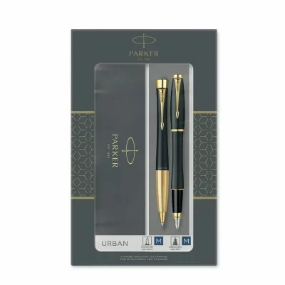 PARKER  urban muted noir g.c. Lot de 2 + bo&icirc;te cadeau DFX-577768