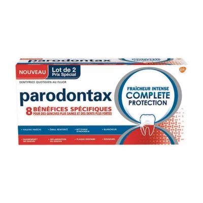 PARODONTAX  Dentifrice Complete Protection Lot de 2 x 75ml