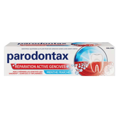 PARODONTAX  Dentifrice R&eacute;paration Gencives Menthe Fra&icirc;che 75ml