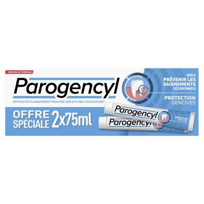 PAROGENCYL  Dentrifrice pr&eacute;vention gencives, 2x75ml