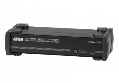 ATEN Partageur dvi+audio duallink 2 voies  VS172