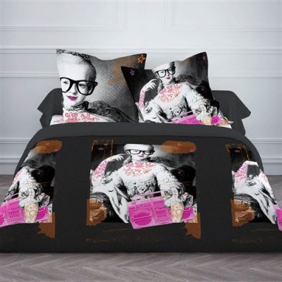 TODAY Parure de couette 100% coton  220x240 cm Opera Rock