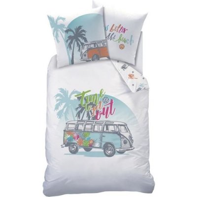 GENERIQUE Parure de couette 100% Polycoton - VOLKSWAGEN PARADISE - 140x200cm