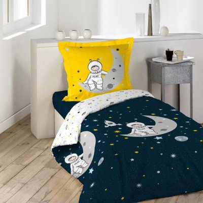 DOUCEUR D INTERIEUR Parure de couette petit astronaute - Multicolors - 140 x 200 cm