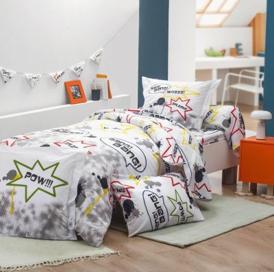 TRADI LINGE Parure de lit comics Tradilinge