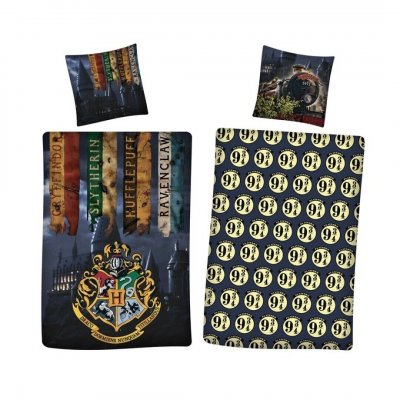  Parure de lit HARRY POTTER 140X200 cm + taie 63X63 cm