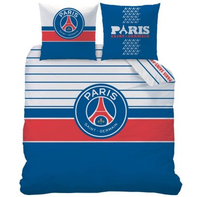 CTI Parure de lit PSG ""Logo"" - 2 places - 240 x 220 cm