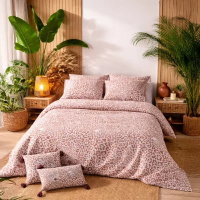 LES ATELIERS DU LINGE Parure housse de couette Marron 200x200 Atelier Du Linge 893000 - Marron