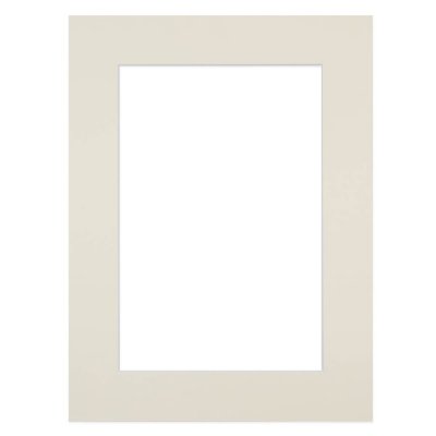 BRIO Passe-partout blanc cass&eacute; 30x40 cm ouverture 24x30 cm carton