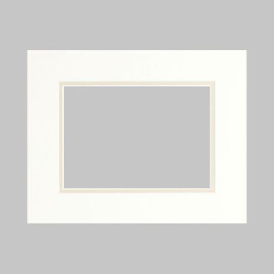 BRIO Passe-partout Double beige 40x50 cm ouverture 30x40 cm carton