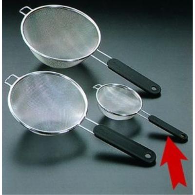 METALTEX Passoire tamis &agrave; manche - D : 7 cm - inox et plastique - blanc