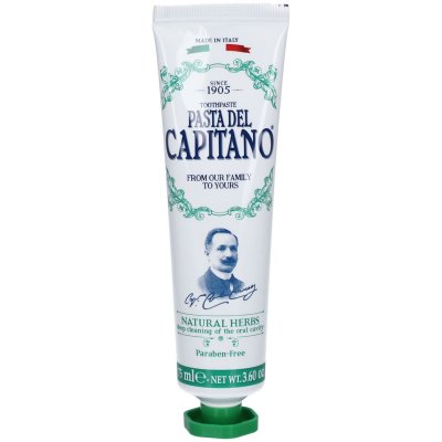 PASTA DEL CAPITANO  Dentifrice Natural Herbs 75ml - Tube 75 ml