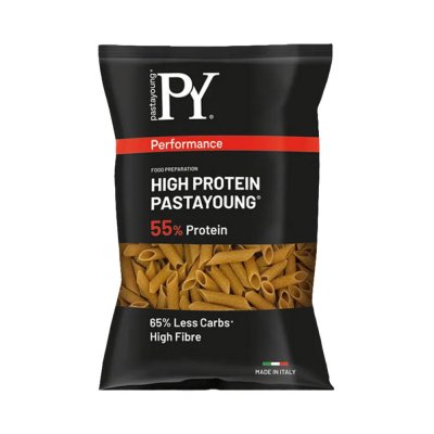 PASTA YOUNG  High Protein 55% Penne Rigate, 250 g Beutel