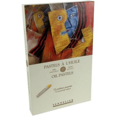 SENNELIER Pastels &agrave; l'huile assortiment Universels de 72 pi&egrave;ces