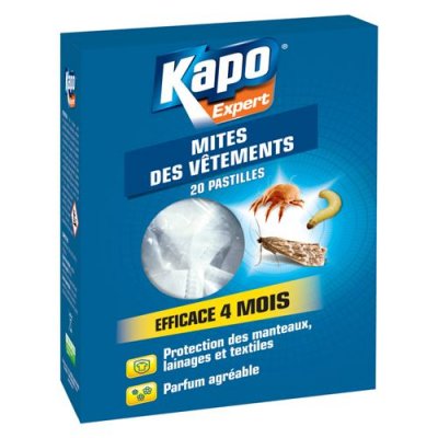 KAPO Pastilles anti-mites et acariens  Expert (20 pastilles)