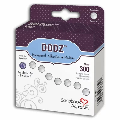 NO NAME Pastilles de colle 9 mm x 300 - Dodz - couleur variant