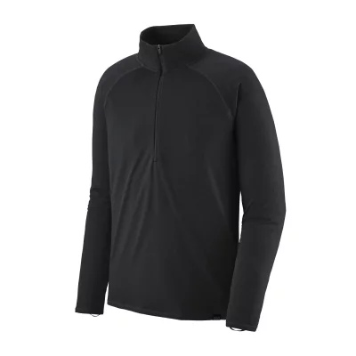 PATAGONIA  - Capilene Midweight Zip Neck - Sous-v&ecirc;tement synth&eacute;tique taille L, noir 