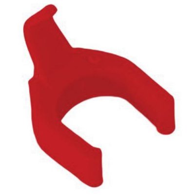 PATCHSEE PatchClip RO/PC - Attaches de c&acirc;bles - rouge (pack de 50)