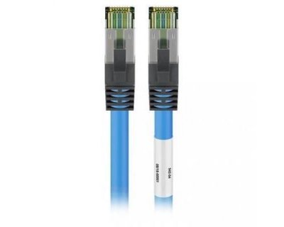 GOOBAY Patchkabel cat 8.1 s/ftp RJ45 20.00m Blau lszh halogenfrei (55119) - 