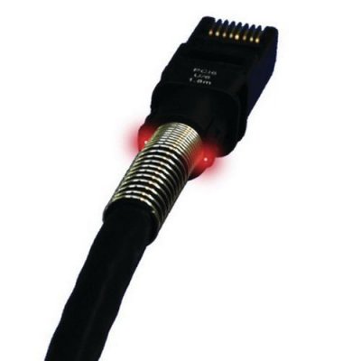 PATCHSEE  Cat 6a U UTP avec reperage lumineux noir 2 70m