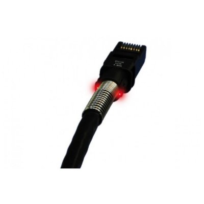 PATCHSEE  PCI6-F/2 Cordon RJ45 cat&eacute;gorie 6A U/FTP LSOH noir - 0,6 m