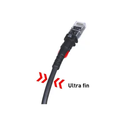 MANUTAN Patchsee TP-6A-F/9 c&acirc;ble de r&eacute;seau Noir 2,7 m Cat6a F/UTP (FTP)