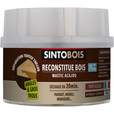 SINTO P&acirc;te &agrave; bois - Reconstitue Partie manquante - 550 g - 