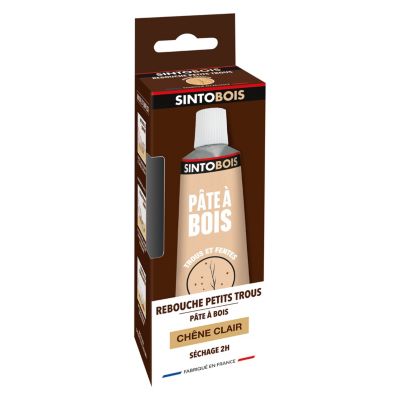 SINTO P&acirc;te &agrave; bois Tradition ch&ecirc;ne clair bois 80g