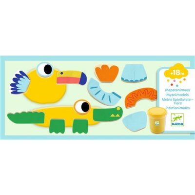 DJECO P&acirc;te &agrave; modeler et formes Mapatanimaux 