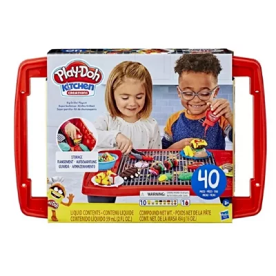 PLAYDOH P&acirc;te &agrave; modeler Play-Doh Super barbecue pour enfants