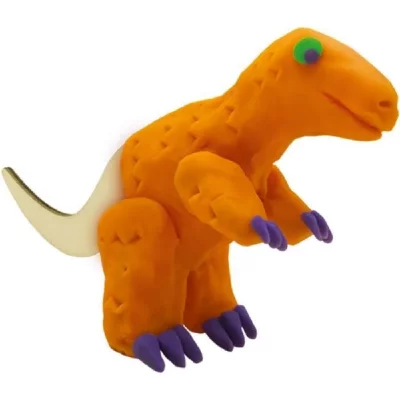 SES CREATIVE P&acirc;te a modeler - squelettes de dinosaures en bois SES8710341004187