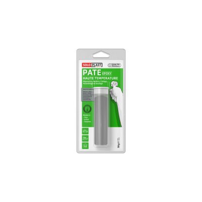 SOLOPLAST P&acirc;te Epoxy Solomet, mastic &eacute;poxy &agrave; base d'acier, 57g, 