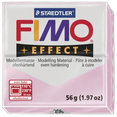 FIMO P&acirc;te  56 g Effect Pierre pr&eacute;cieuse - Rose quartz - 8020.206