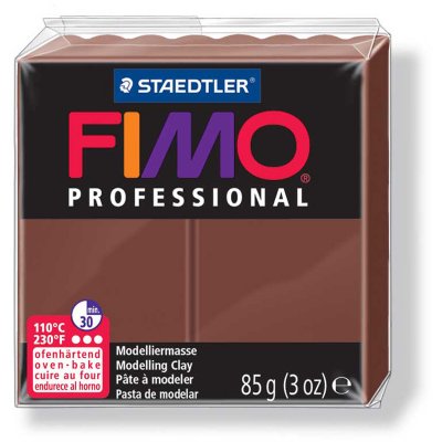 GENERIQUE P&acirc;te Fimo 85 g Professional - Chocolat - 8004.77