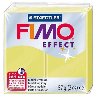 STAEDTLER P&acirc;te Fimo Effect Jaune citrine 106 - 56 gr - Fimo - couleur variant