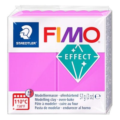 GRAINE CR P&acirc;te Fimo effect N&eacute;on Violet 601 - 57 gr - Fimo - couleur variant