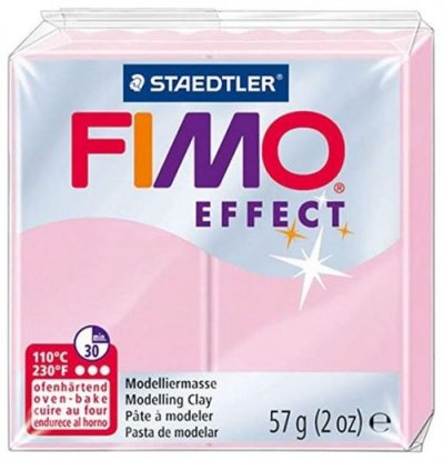 STAEDTLER P&acirc;te Fimo Effect Rose pastel 205 - 56 gr - Fimo - couleur variant