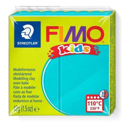 STAEDTLER P&acirc;te Fimo Kids Bleu turquoise 39 - 42 gr - Fimo - couleur variant
