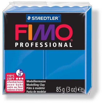 FIMO P&acirc;te  Professional Bleu pur 300 - 85 gr -  - couleur variant