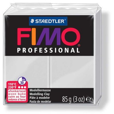FIMO P&acirc;te  Professional Gris 80 - 85 gr -  - couleur variant