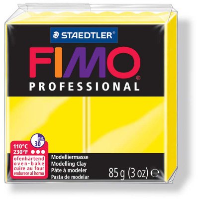 FIMO P&acirc;te  Professional Jaune pur 100 - 85 gr -  - couleur variant