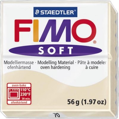 GENERIQUE P&acirc;te Fimo soft Beige sahara 70 - 56 gr - Fimo - couleur variant