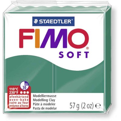DTM LOISIRS CREATIFS P&acirc;te Fimo soft Vert Emeraude 56 - 56 gr - Fimo - couleur variant