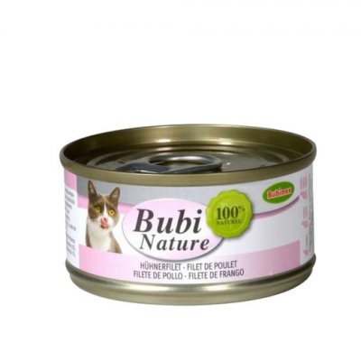 BUBIMEX Patee chat bubi nature filet de poulet 140g