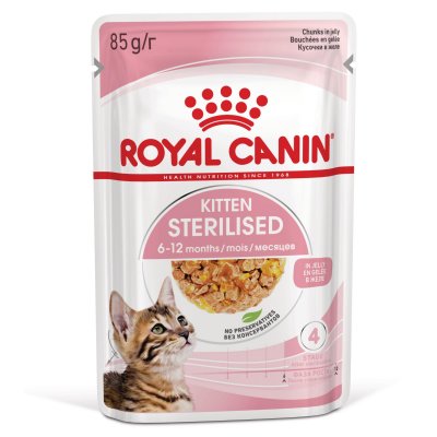 ROYAL CANIN Patee chat  kitten steri gelee 12x85g  10720102